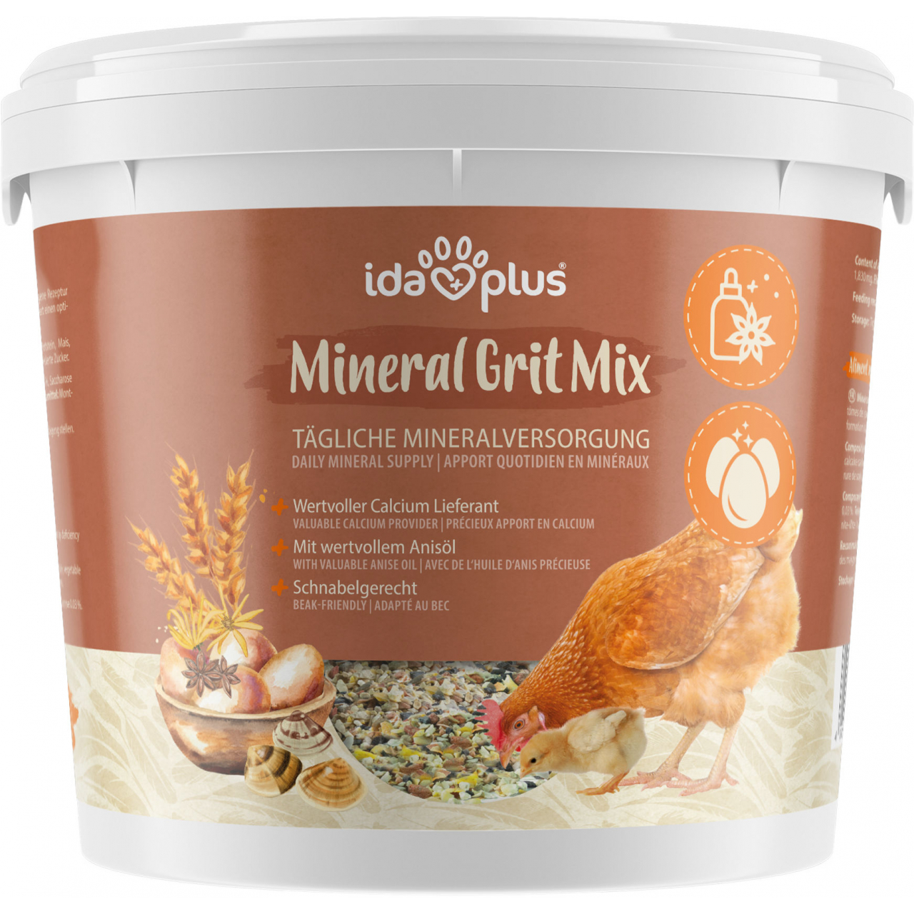 IdaPlus Mineral Grit Mix takarmánykiegészítő szárnyasoknak - 5 kg