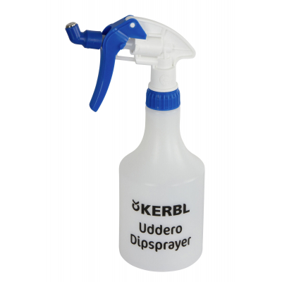 Tőgyfertőtlenítő szórópalack, fém szelepes sprayer, 500 ml